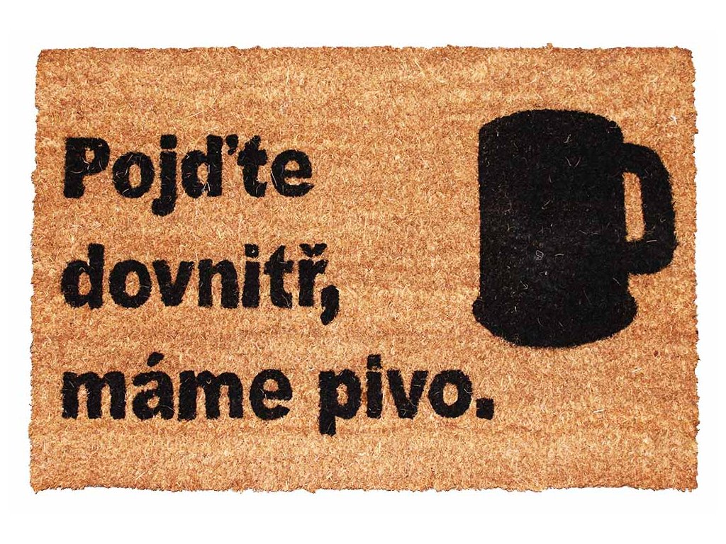 66476 rohozka pojdte dovnitr mame pivo