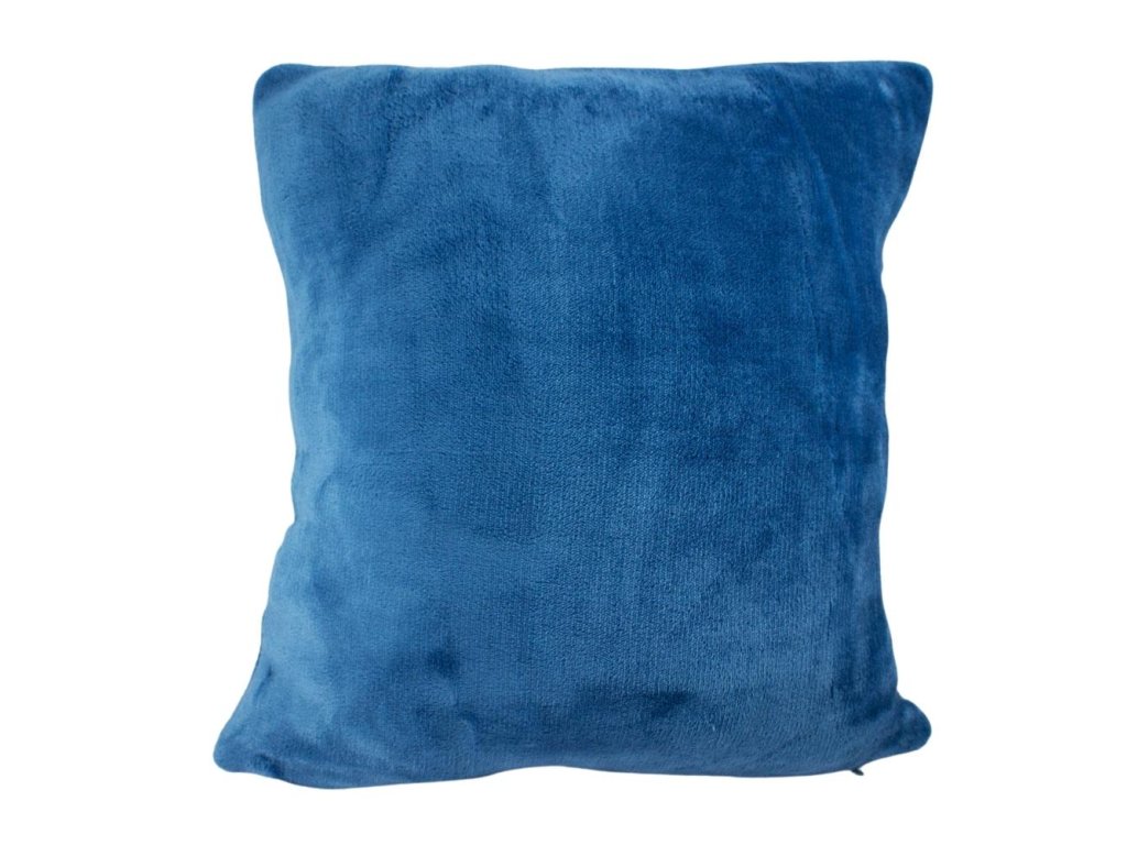 128709 povlak na polstar 40x40 cm mikroplys tmave modra