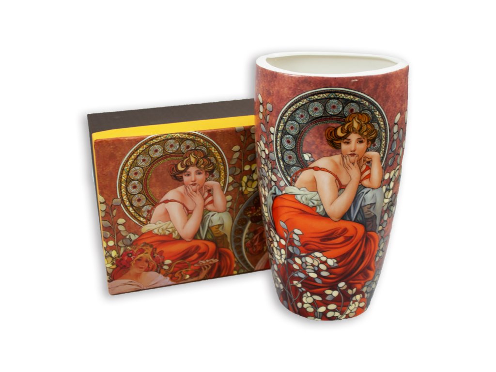 139908 home elements vaza 23 cm mucha tmavy