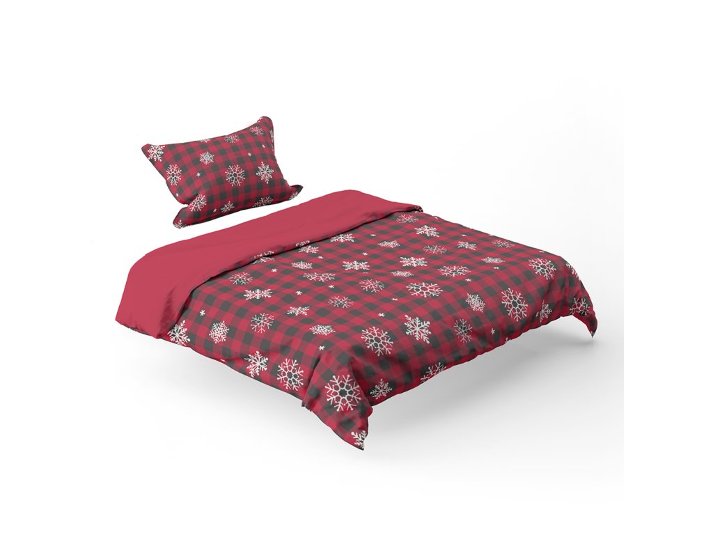 149476 3 povleceni mikroflanel karo s vlockami