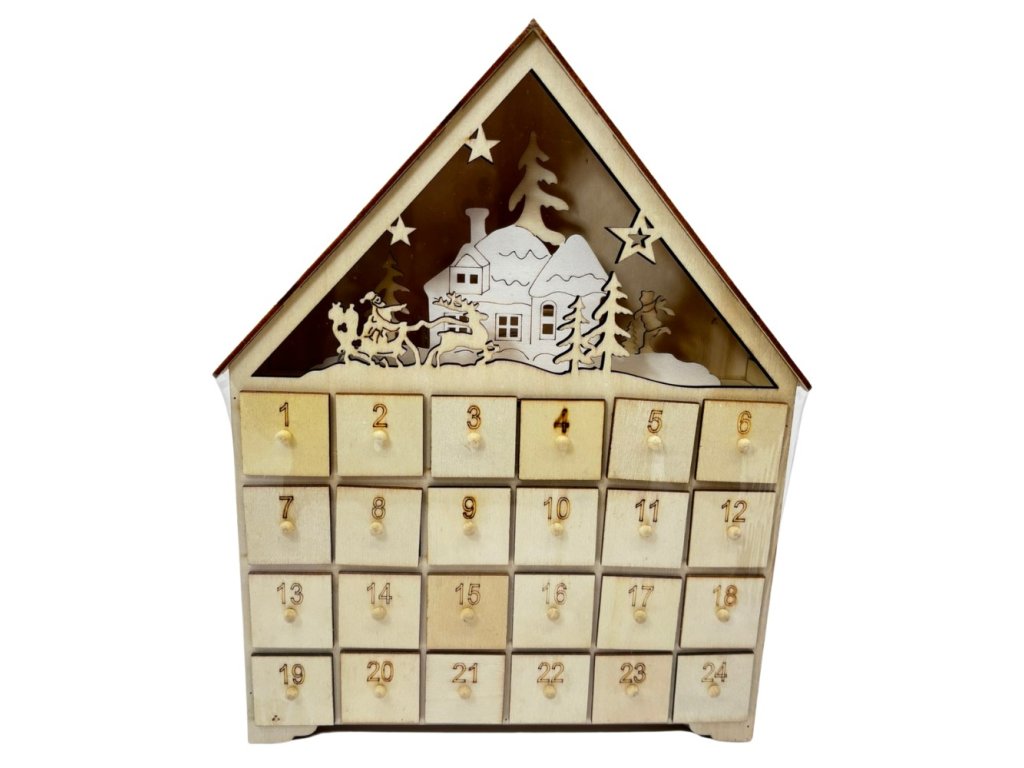 157869 adventni kalendar led chaloupka