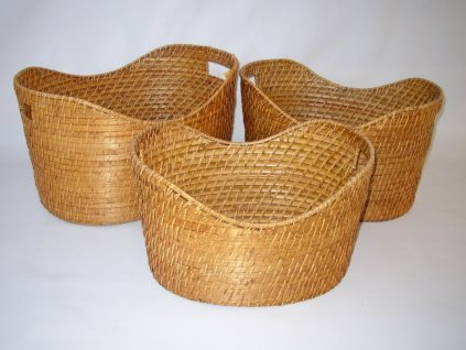 77439 kos ratanovy ovalny set 3 kusy xl l m