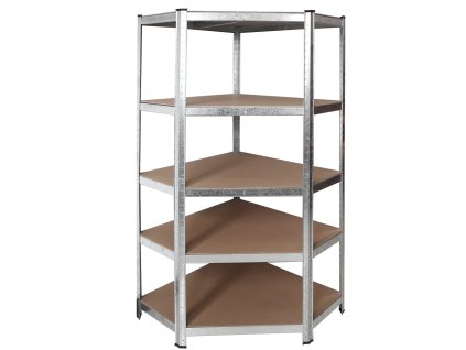135019 kovovy rohovy regal zeus 180 x 90 x 70 x 40 cm 5 polic tc 081