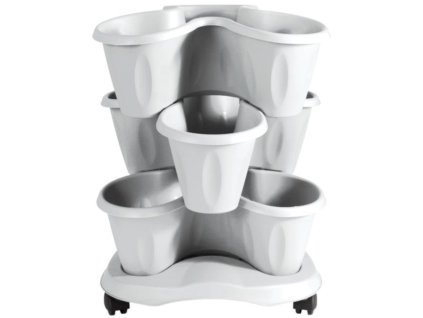 154276 bama kvetinac modularni trifoglio set bila