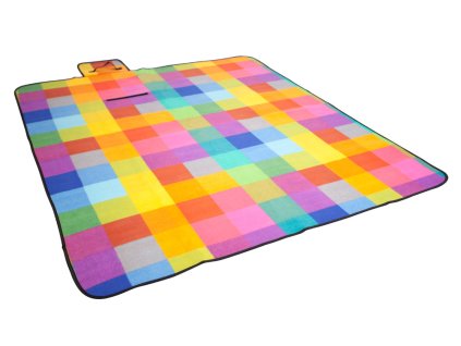 88725 piknik deka farebne kocky 150 x 180 cm