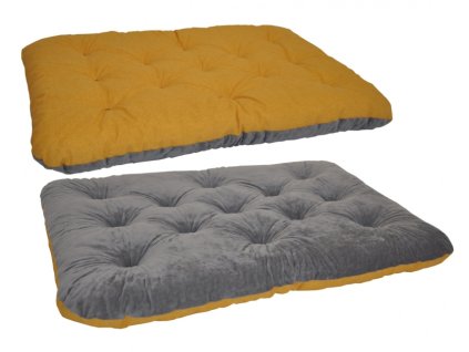 129948 podlozka pod psa axin deluxe 100x70 cm zluta