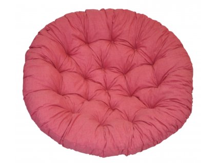 124302 polstr deluxe na kreslo papasan 100 cm latka malinovy melir