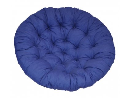 124320 polstr deluxe na kreslo papasan 100 cm latka tmave modry melir