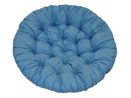 77898 polstr deluxe na kreslo papasan 110 cm tyrkysovy melir