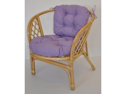 78027 polstr na kreslo bahama fialovy melir