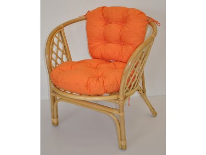 78078 polstr na kreslo bahama oranzovy melir