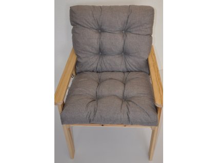 126390 polstr na kreslo nordic latka sedy melir