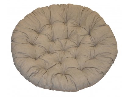 124344 polstr na kreslo papasan 115 cm tmave bezovy melir