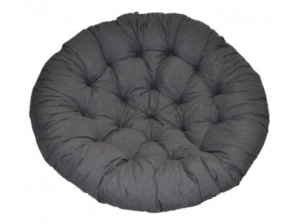78276 polstr na kreslo papasan 115 cm tmave sedy melir
