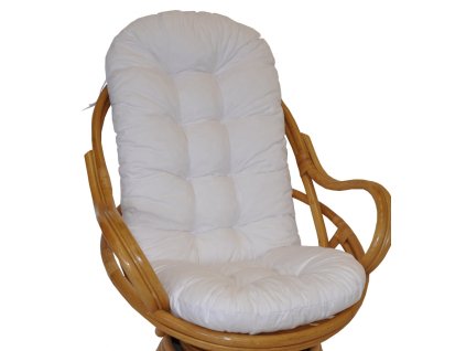 78312 polstr na kreslo swivel bily