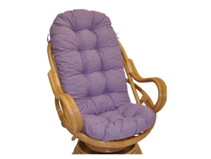 78321 polstr na kreslo swivel fialovy melir
