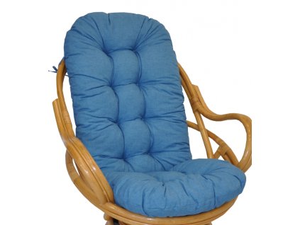 135439 polstr na kreslo swivel tyrkysovy melir
