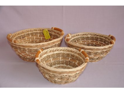 79905 ratanove kosiky set 3 kusy