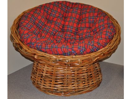 80466 ratanovy papasan abaka polstr cerveny