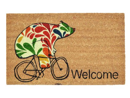 14942 rohozka welcome medved na kole