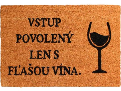 128577 2 home elements rohoz z kokosovych vlakien flasa vina 40x60 cm