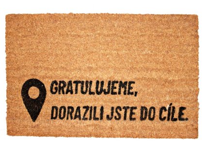 66461 home elements rohoz z kokosovych vlaken dorazili jste do cile 40x60 cm