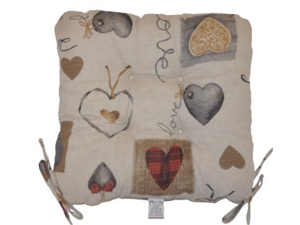 134149 sedak uni barva motiv srdce love