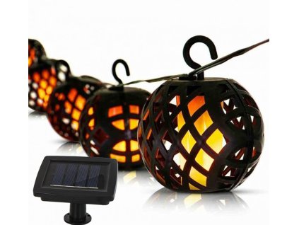 132621 solarni svetelny led retez 6 luceren tepla bila sl 1013