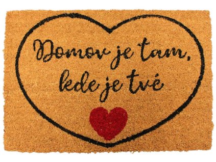 141801 home elements rohoz z kokosovych vlaken domov je tam 40x60 cm