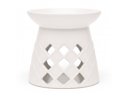 158301 3 aromalampa 10 cm barva bila