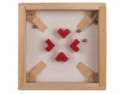 144650 drevena hra bludiste bila