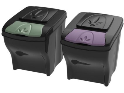 145256 bama kos odpadkovy poker office 20l set 2ks