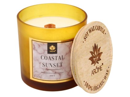 145811 arome svicka 400 g s drevenym knotem a vickem coastal sunset