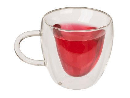 145952 hrnek termo sklo s tvarem srdce sada 2ks