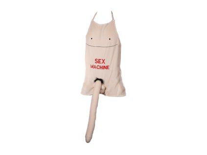 145832 zastera s plysovym penisem