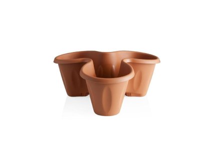 147449 bama kvetinac modularni trifoglio maxi terracota