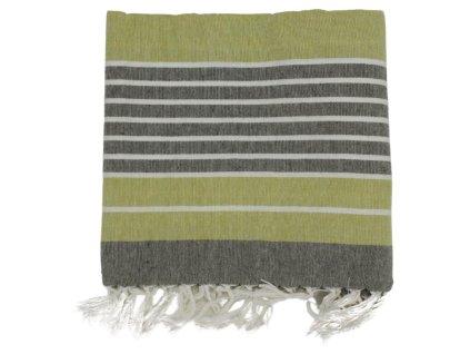 147940 1 rucnik fouta zeleny a sedy