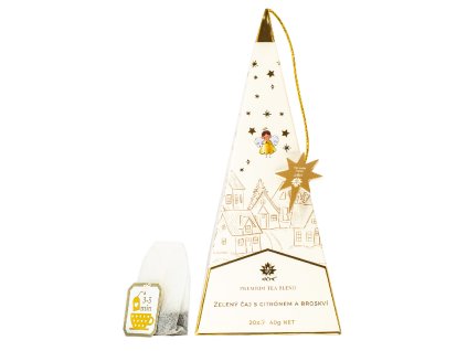 149023 arome caj v pyramide zeleny s citronem a broskvi andilci