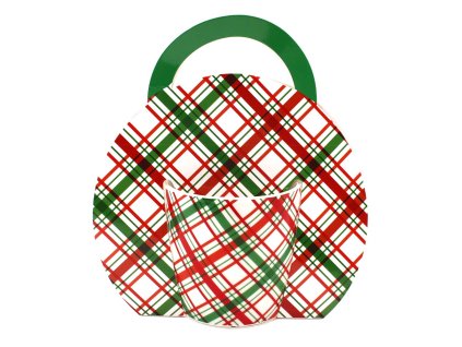 149041 home elements hrnek 250 ml cervenozelene karo