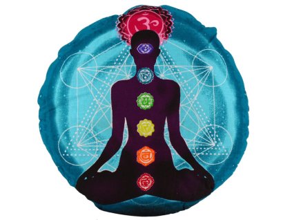 151074 1 meditacni taburet jogin a 7 caker vysoky barva modra