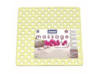 153354 2 bama podlozka sprchova doccia zluta