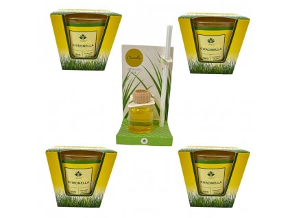 153513 5 arome set citronella svicky a difuzer 50 ml