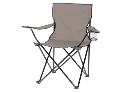 Sada 2ks židle skládací, hnědá (Množství 1 ks)