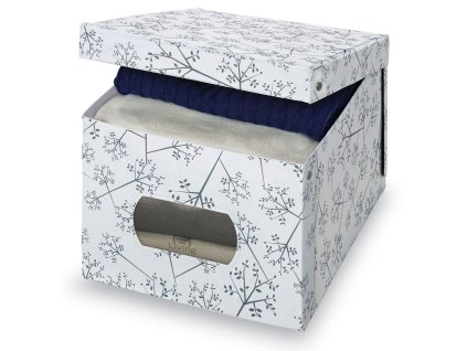 155387 ulozny box s vikem bon ton sedy xl
