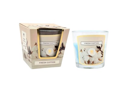 ARÔME Svíčka 120 g, ve skle 4ks, Fresh Cotton (Množství 12 ks)