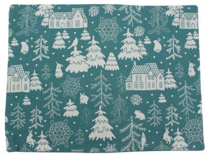 Prostírání Zimní les (Množství 6 ks)