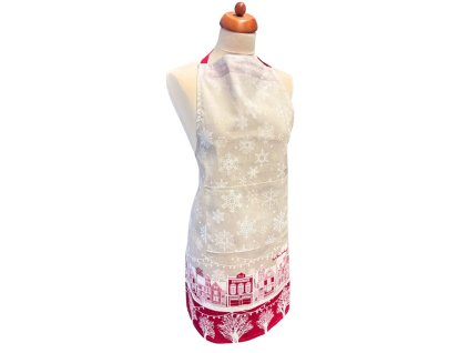 156231 1 home elements kuchynska zastera 60 80 cm cervene vanoce