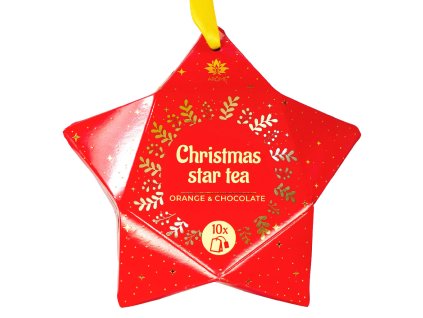 156345 4 arome caj ve tvaru hvezdy cerny pomeranc a cokolada