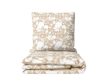 156618 home elements povleceni mikroflanel 140 200 70 90 tisk bezove ruze