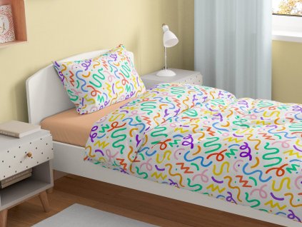 156762 povleceni krepove doodle barvy